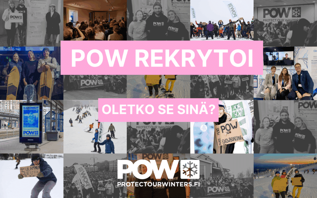 Oletko sinä uusi POW tiimiläinen? – POW rekrytoi