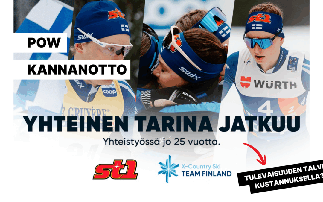 Suomen Hiihtoliitto, valitse kumppanisi aidosti talvien ja nuorten hiihtäjien kestävän tulevaisuuden puolesta